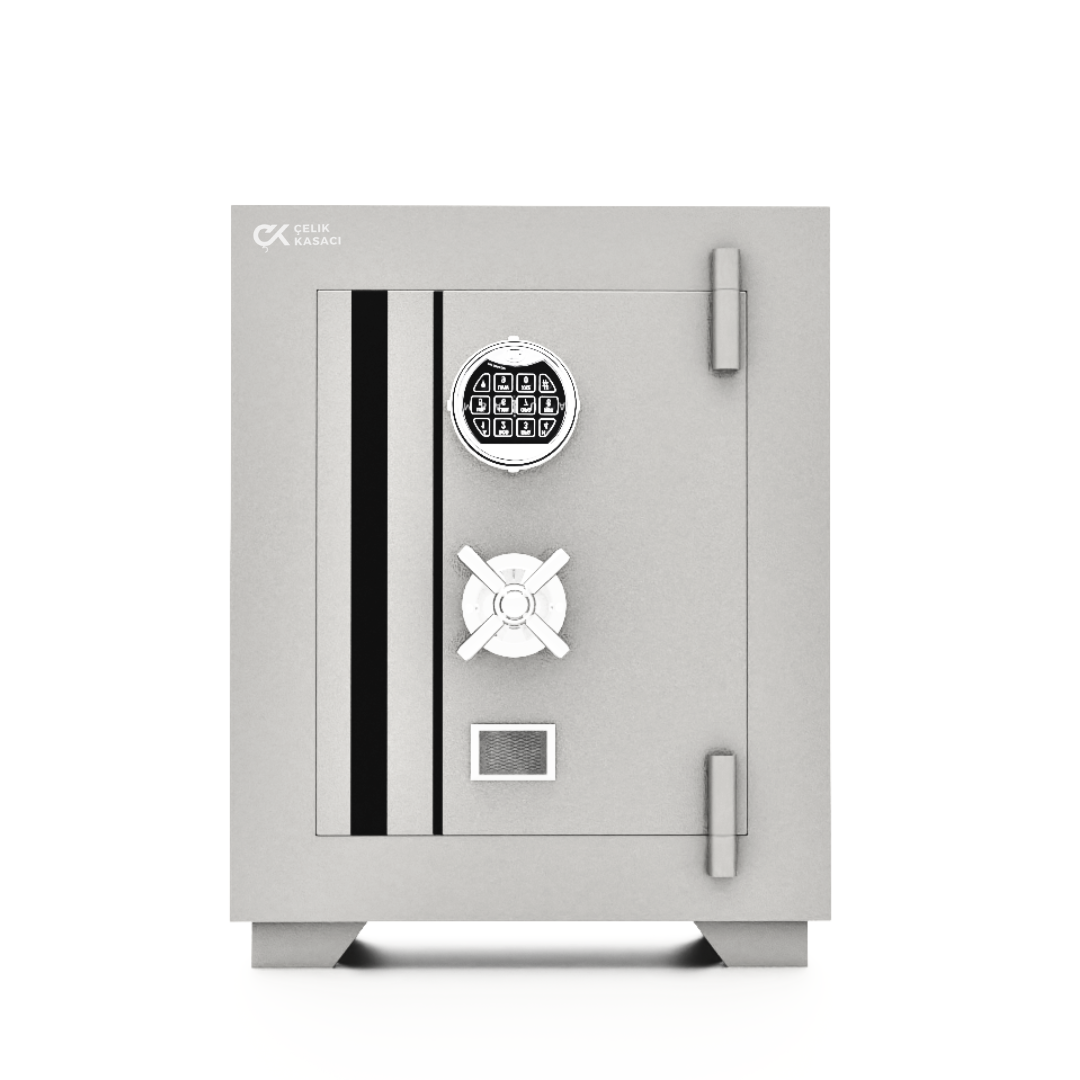 metalik sifreli küçük çelik kasa