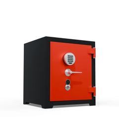 celik kasa 65 cm 180 kg siyah kirmizi on kapak