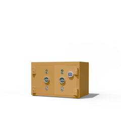 Ultra Güvenlikli 2 Kapaklı Çelik Kasa – Dijital Şifre + Anahtar Korumalı