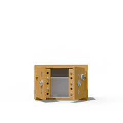 Ultra Güvenlikli 2 Kapaklı Gold Çelik Kasa - Dijital Şifreli
