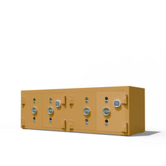 Ultra Güvenlikli 4 Kapaklı Çelik Kasa